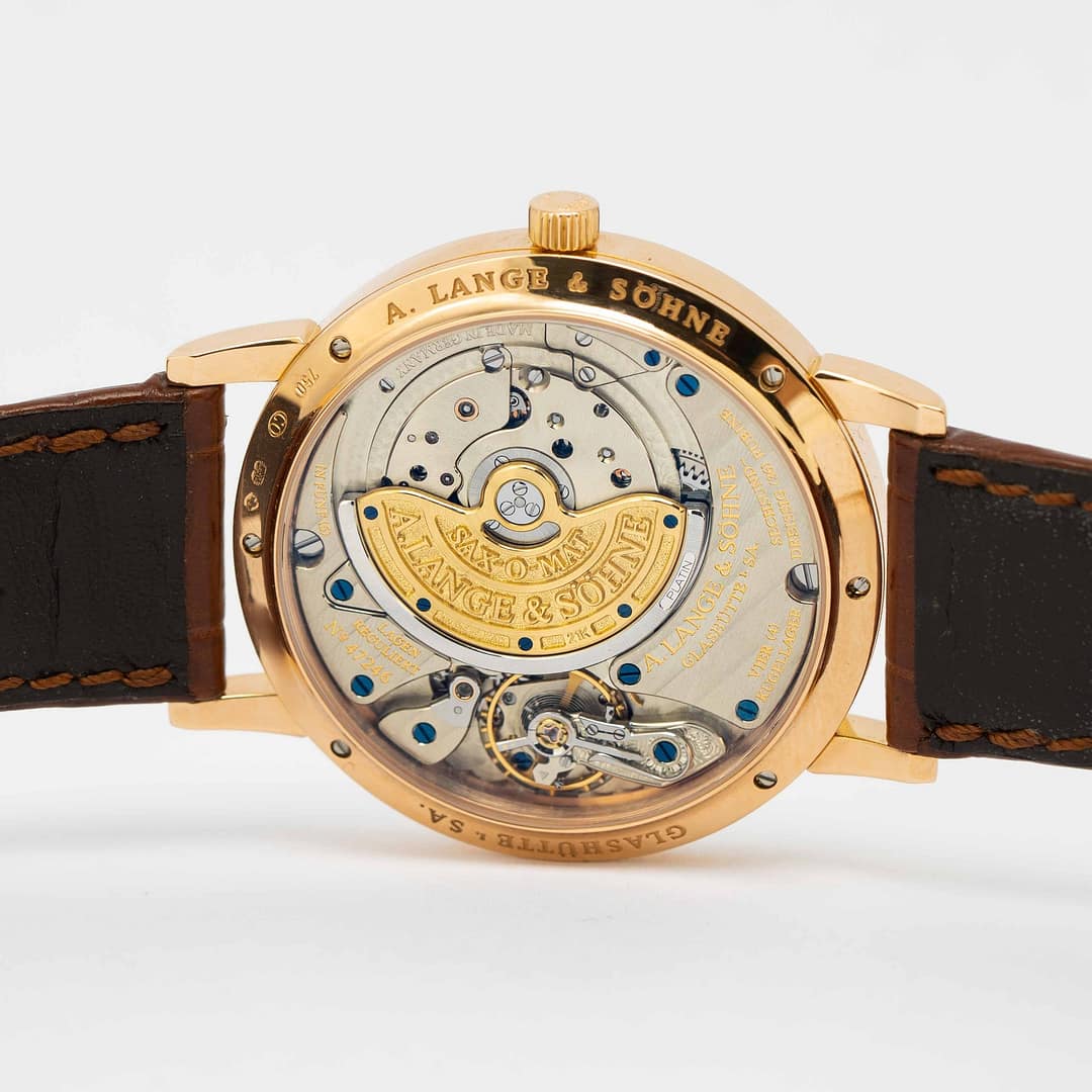 A. Lange & Sohne 1815 Automatik Sax-O-mat ZERO-RESET Argente Dial