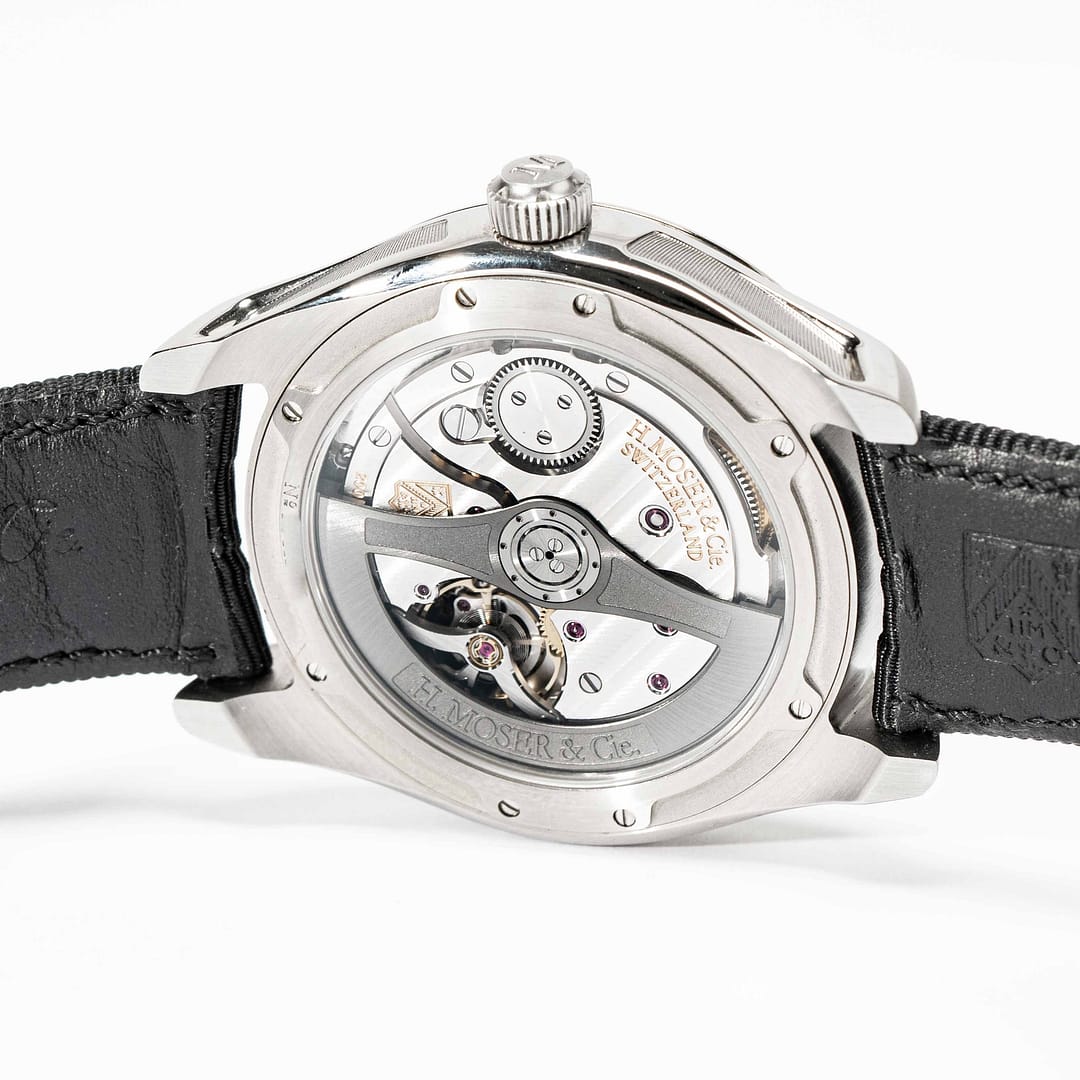 H. Moser & Cie Pioneer Center Seconds Cosmic Green Dial Stainless