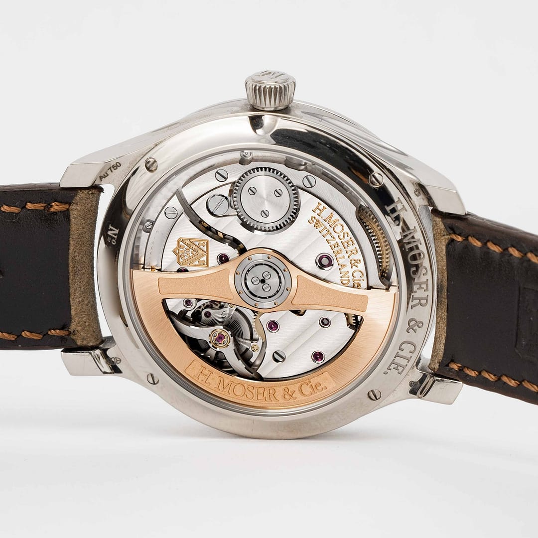 Preowned H.Moser & Cie Endeavour Centre Seconds Funky Blue White