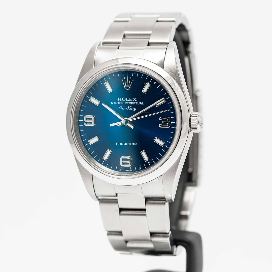 Rolex Oyster Perpetual Air-King Precision Blue Dial Stainless