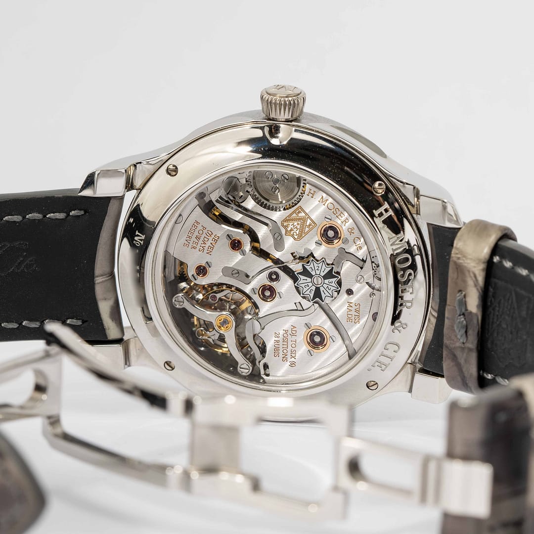 Pre-Owned H. Moser & Cie Endeavour Perpetual Calendar Grey