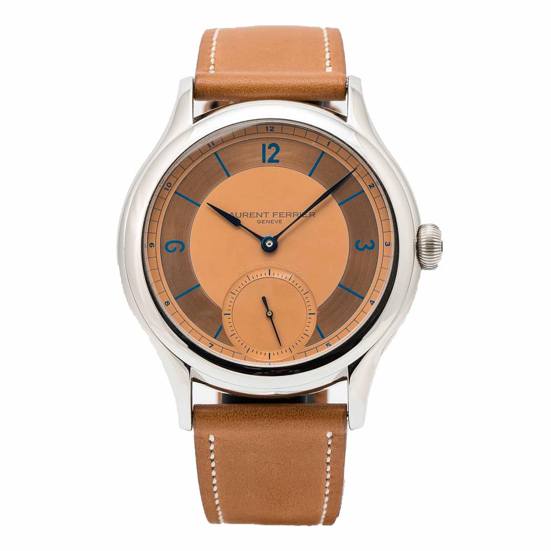 Preowned Laurent Ferrier Classic Micro-Rotor Salmon Dial Stainless