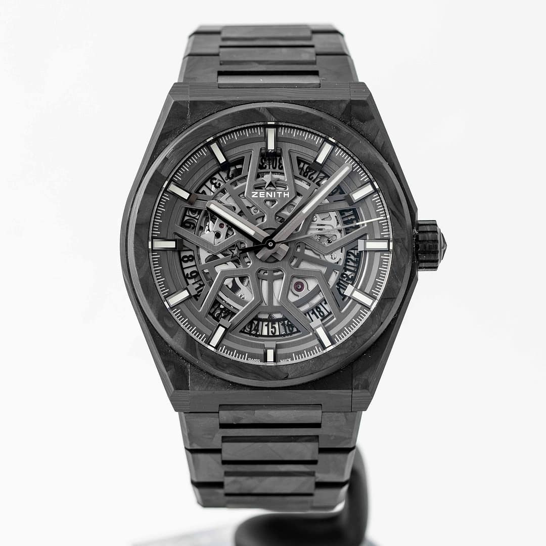 Preowned Zenith Defy Classic Automatic Skeleton Dial Carbon Fiber