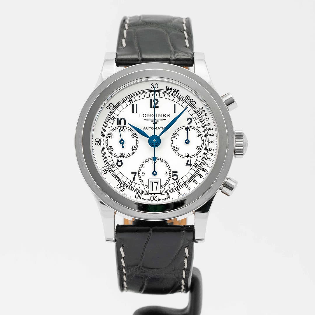 Preowned Longines Heritage 1942 Chronograph Stainless Steel 41mm