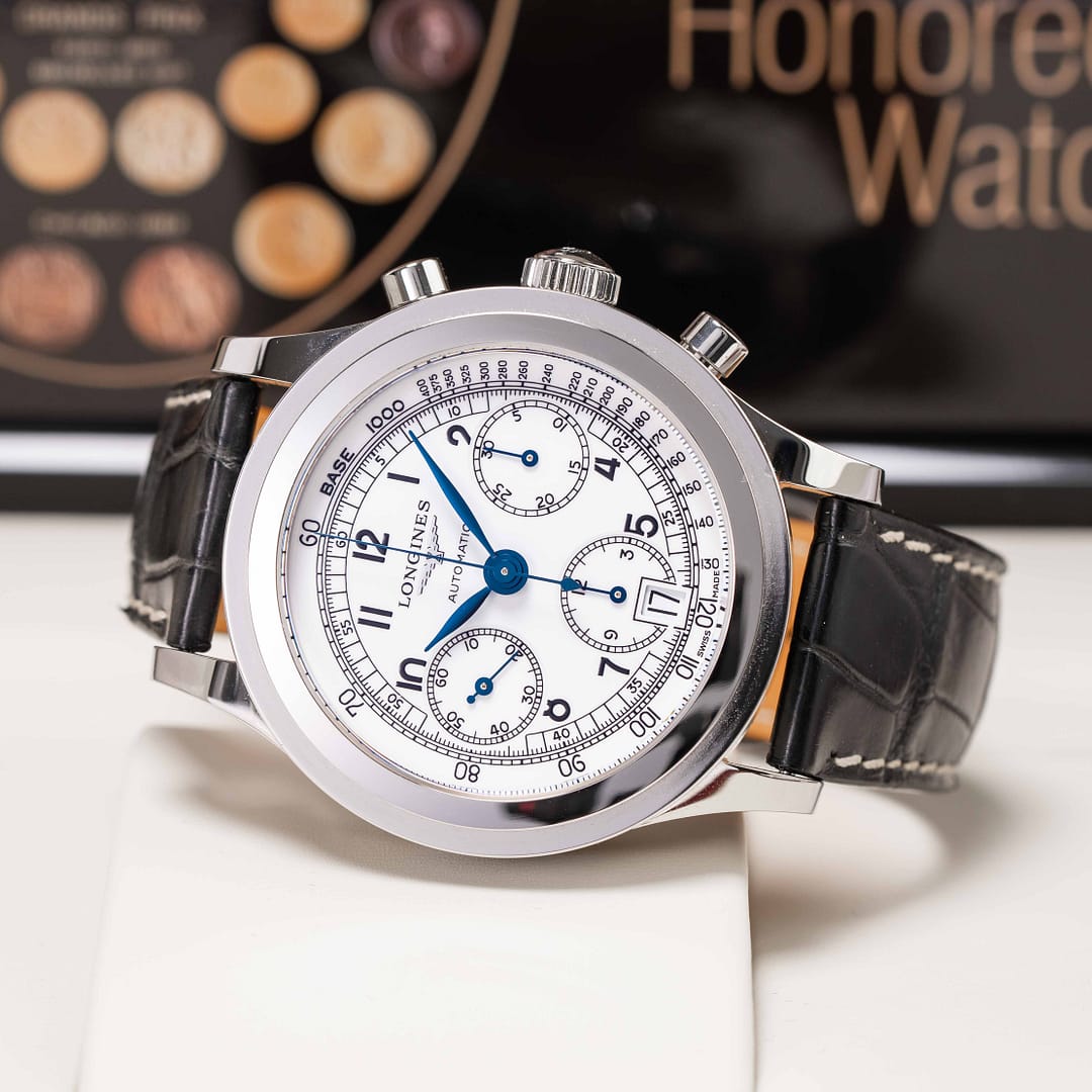 Preowned Longines Heritage 1942 Chronograph Stainless Steel