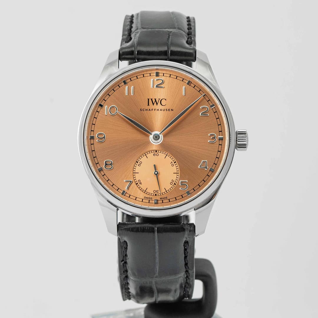 Pre-Owned IWC Portugieser Automatic 40 Salmon Dial Stainless Steel