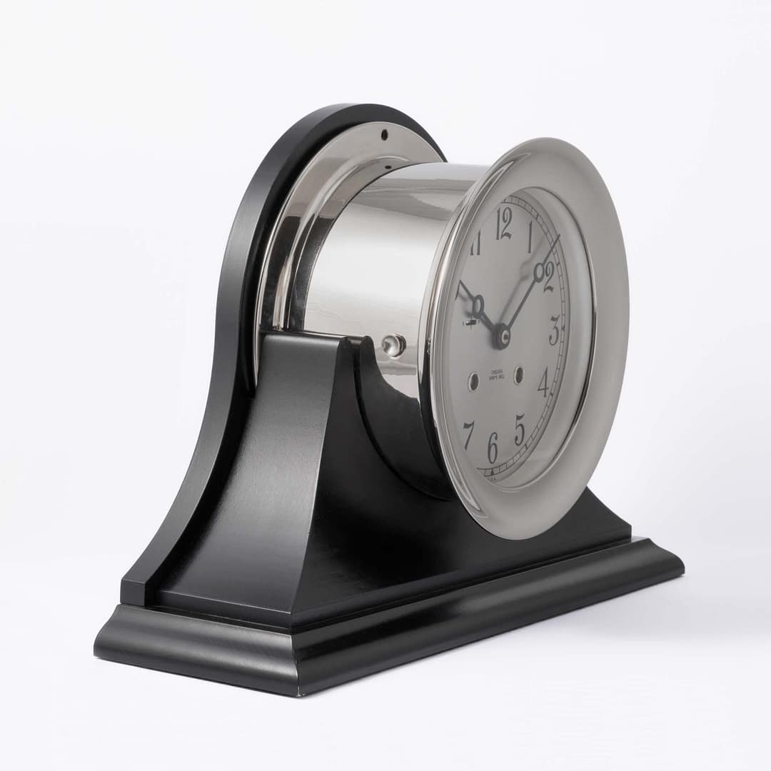 Chelsea Clock Nickel Ship's Bell Clock — Shreve, Crump & Low