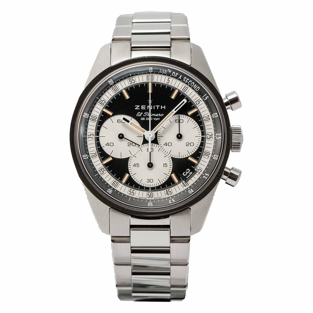 Preowned Zenith Chronomaster Reverse Panada Dial Original A386