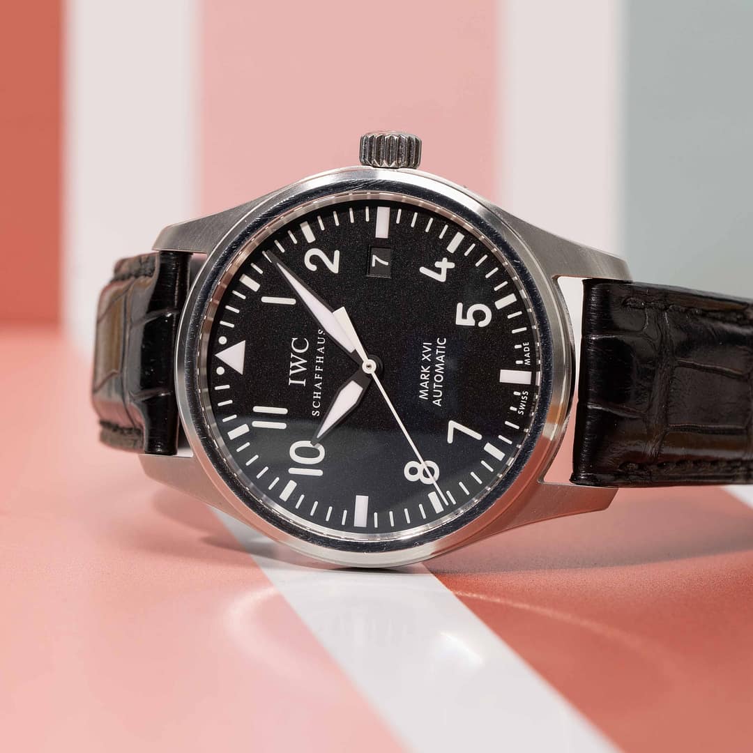 Preowned IWC Pilot's Watch Spitfire Mark XVI Stainless Steel 40mm