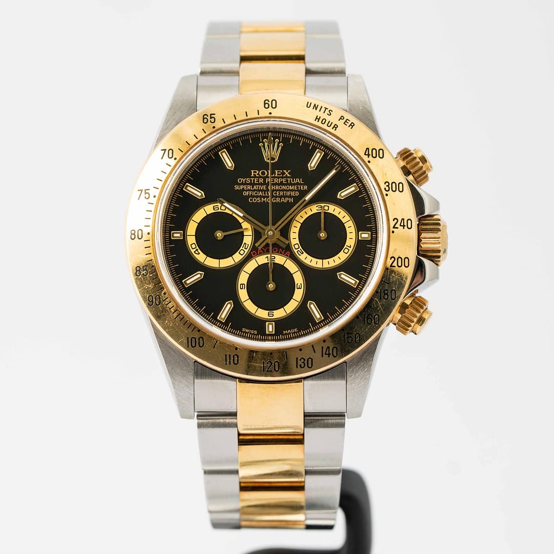 Rolex Cosmograph Daytona Zenith Movement Chronograph Two-Tone 18kt