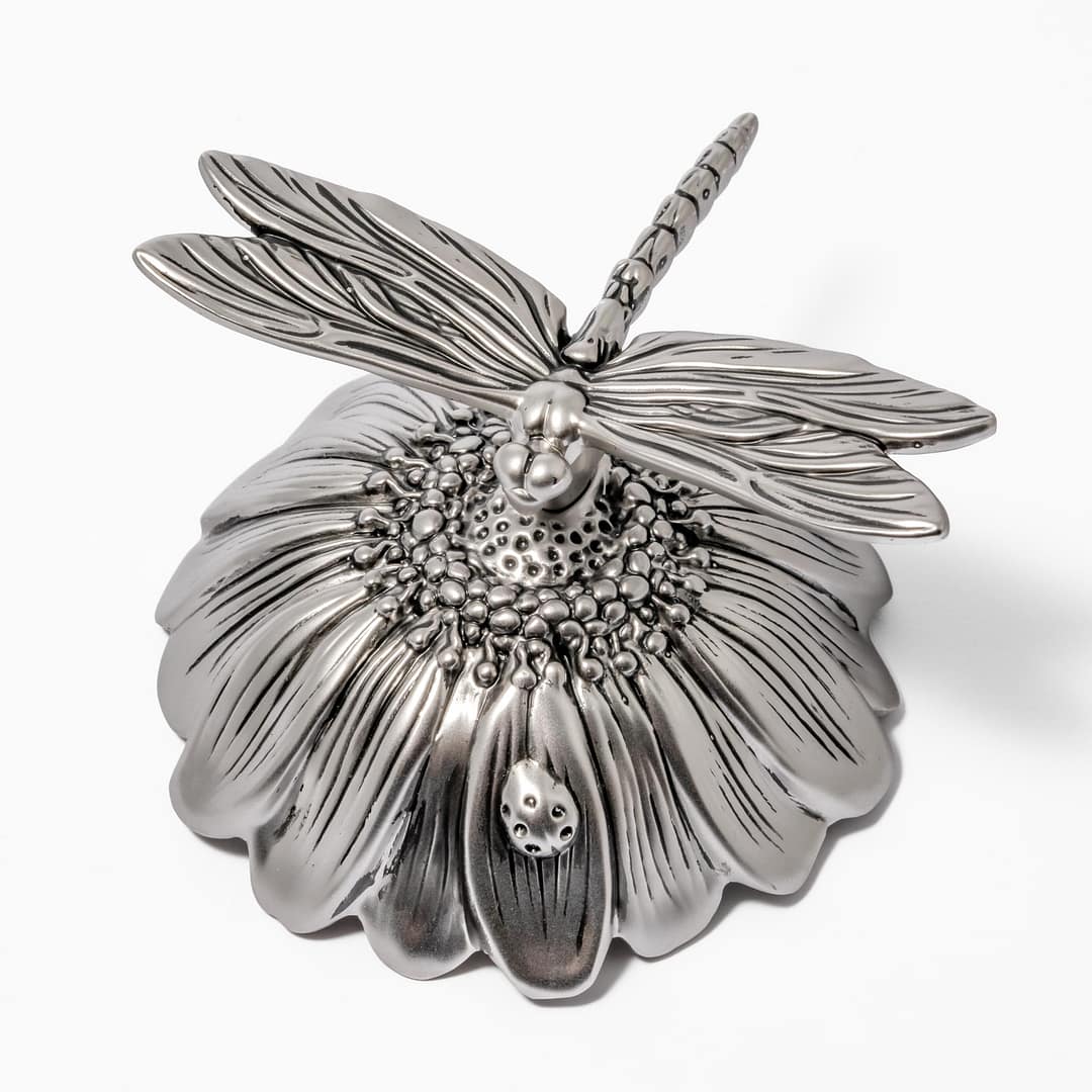 Dragonfly Music Box (Silver-Plate) — Shreve, Crump & Low Dragonfly Music Box (Silver-Plate) — Shreve, Crump & Low