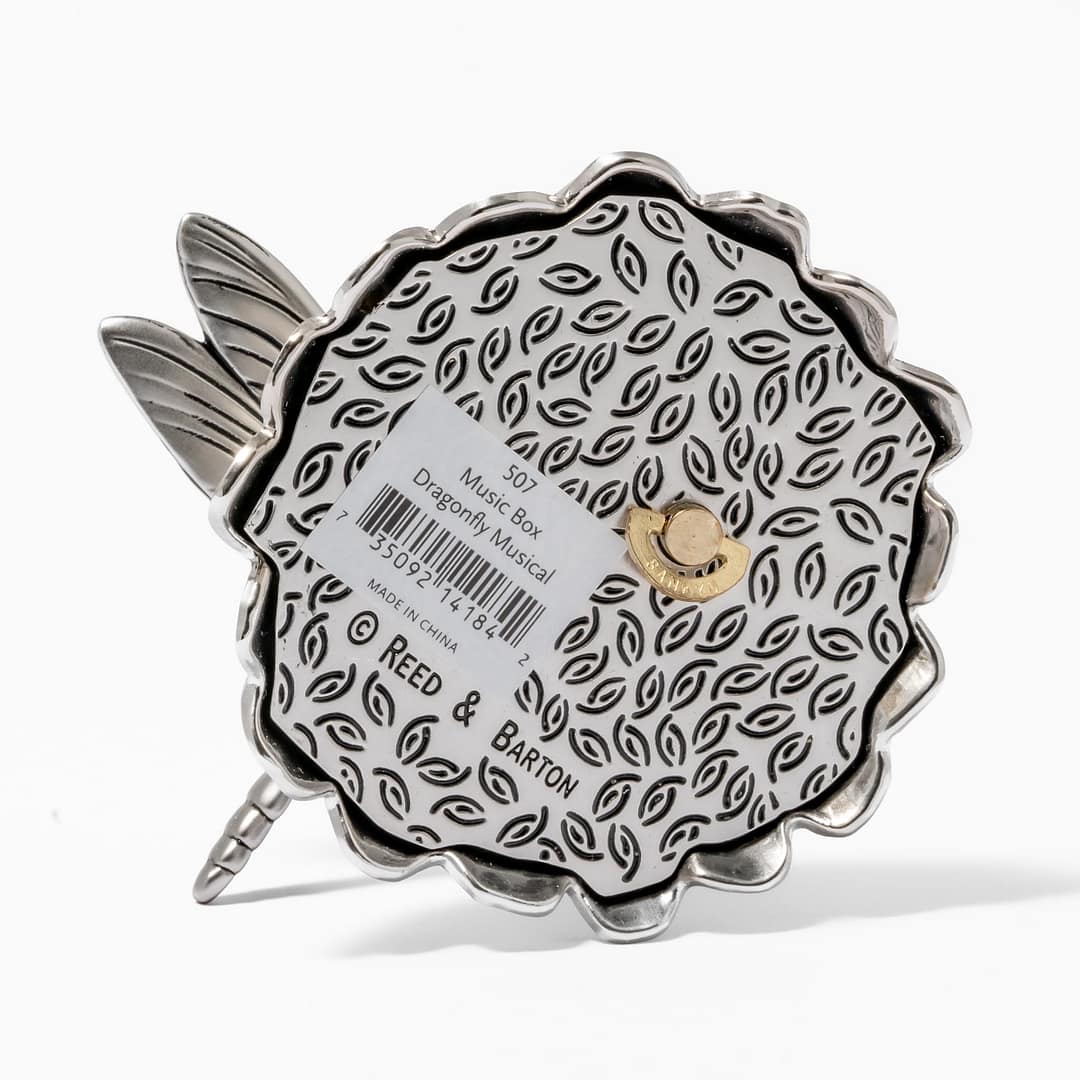 Dragonfly Music Box (Silver-Plate) — Shreve, Crump & Low