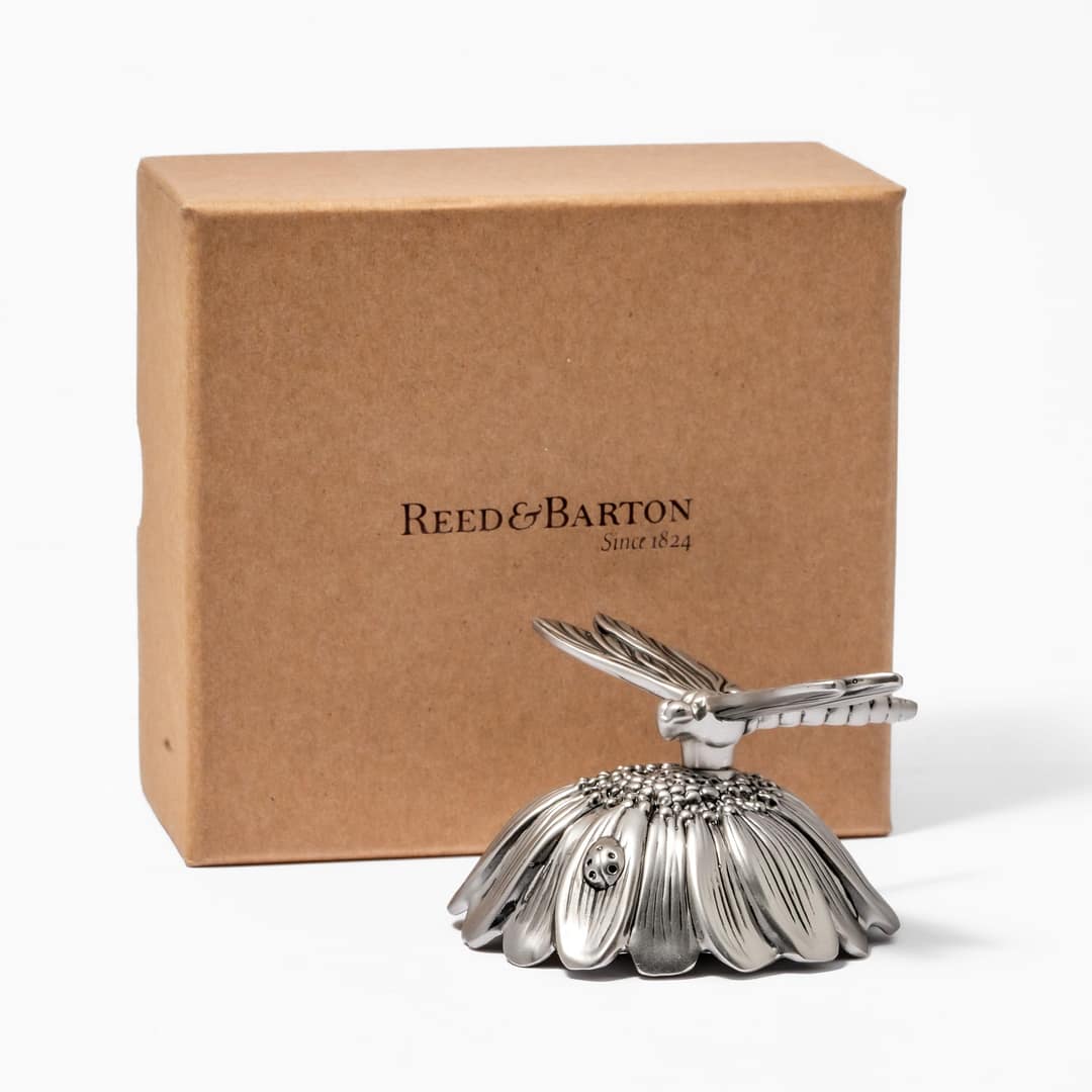 Dragonfly Music Box (Silver-Plate) — Shreve, Crump & Low