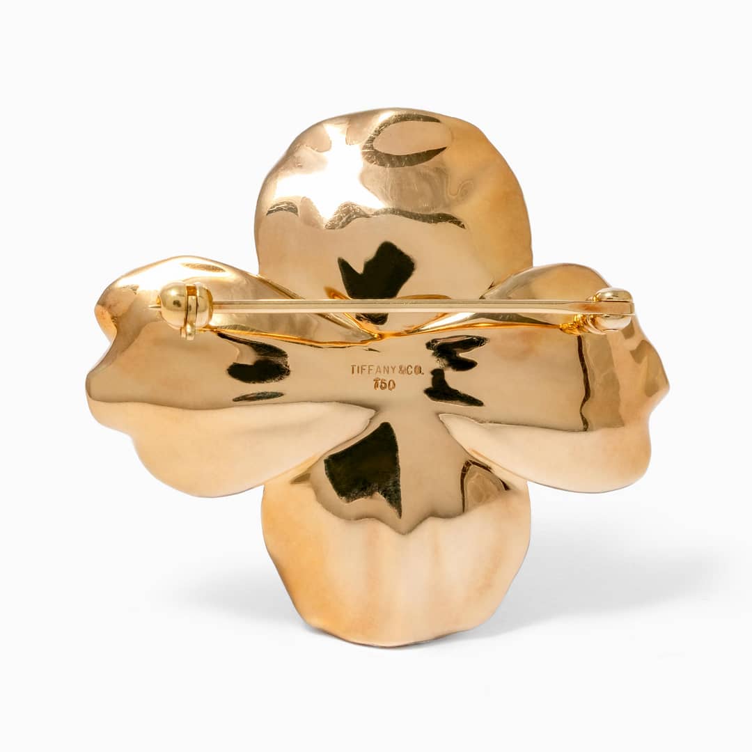 Tiffany&Co. ティファニー ドッグウッド フラワー 花 ブローチ Tiffany & Co Diamond 18 Karat Dogwood Flower Brooch Pin