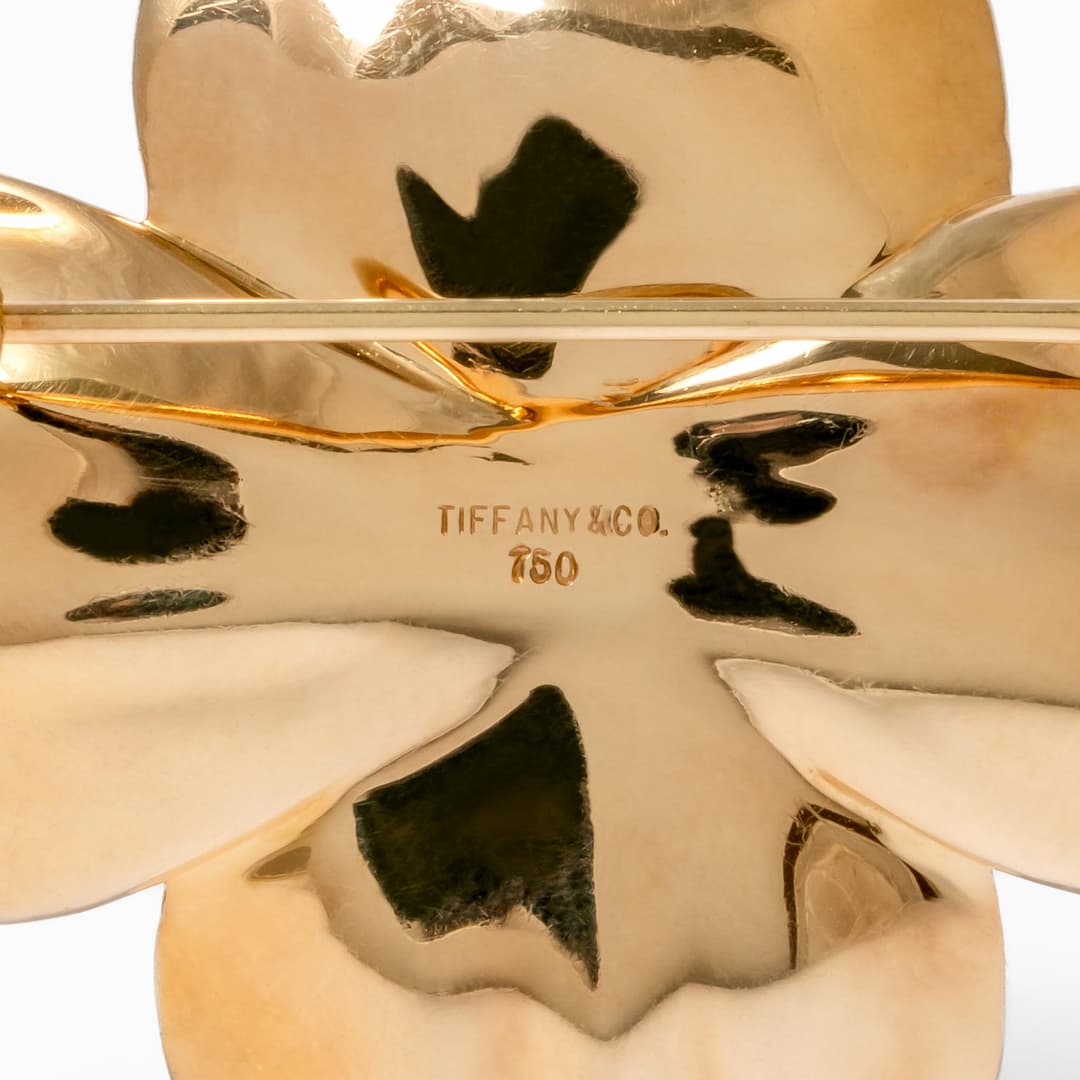 Tiffany&Co. ティファニー ドッグウッド フラワー 花 ブローチ ティファニー ドッグウッド フラワー 花 ブローチ ヴィンテージ