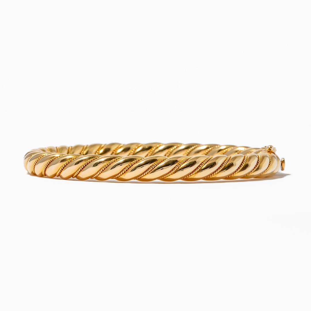 18 Karat Twist Bangle (Yellow Gold) — Shreve, Crump & Low