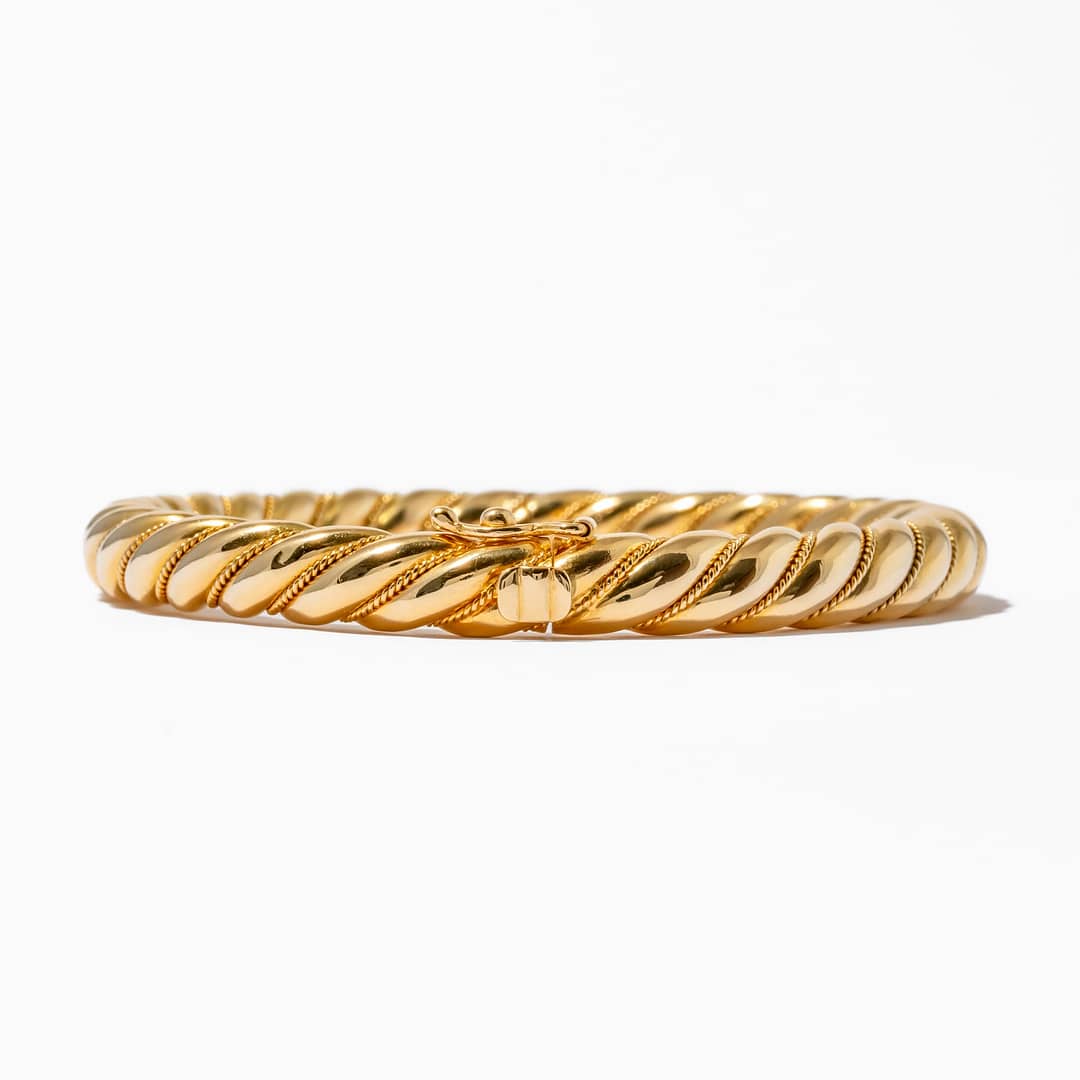 18 Karat Twist Bangle (Yellow Gold) — Shreve, Crump & Low