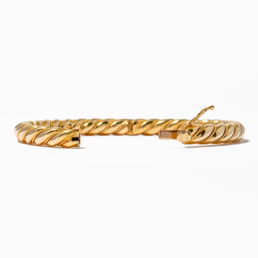 18 Karat Twist Bangle (Yellow Gold) — Shreve, Crump & Low