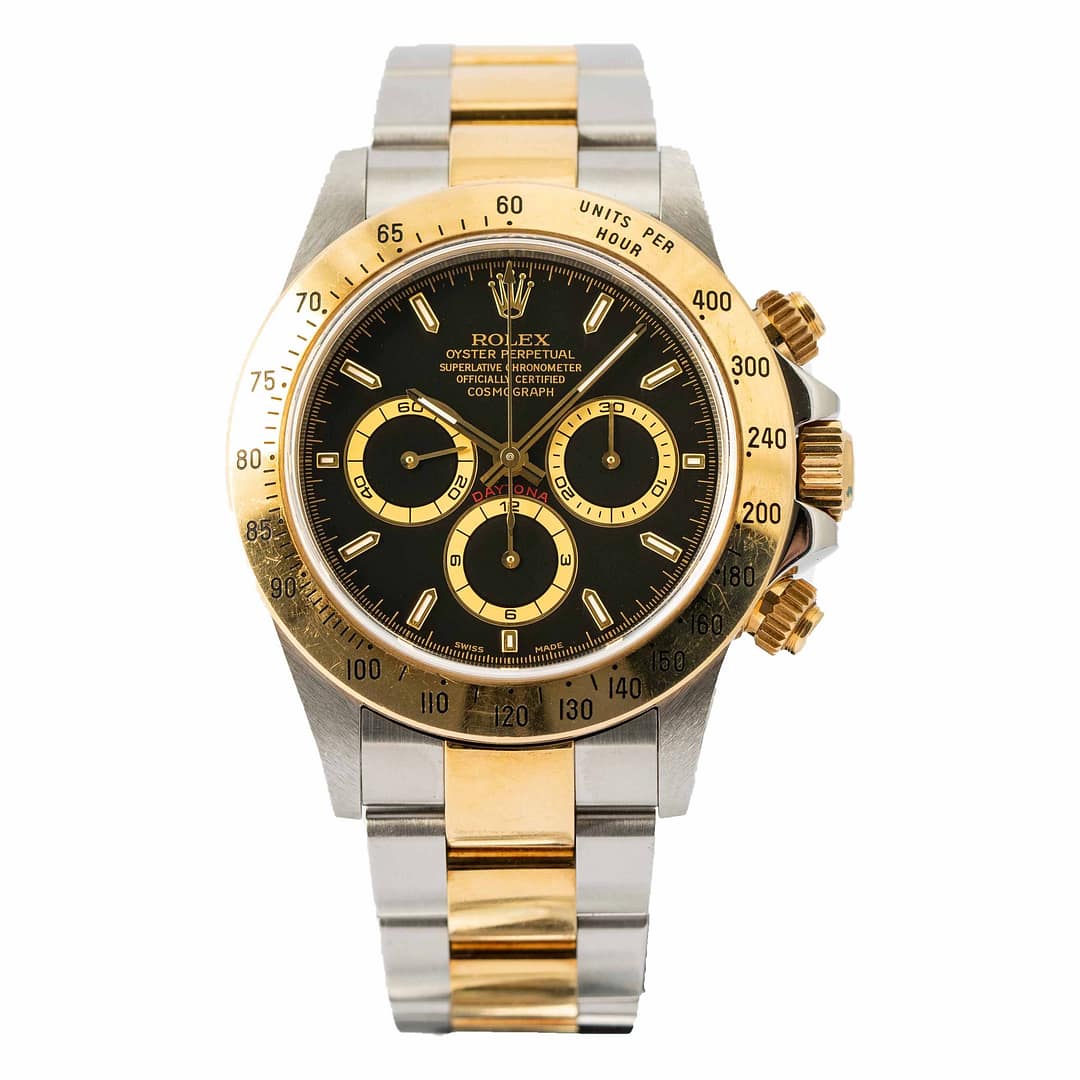Rolex Cosmograph Daytona Zenith Movement Chronograph Two-Tone 18kt