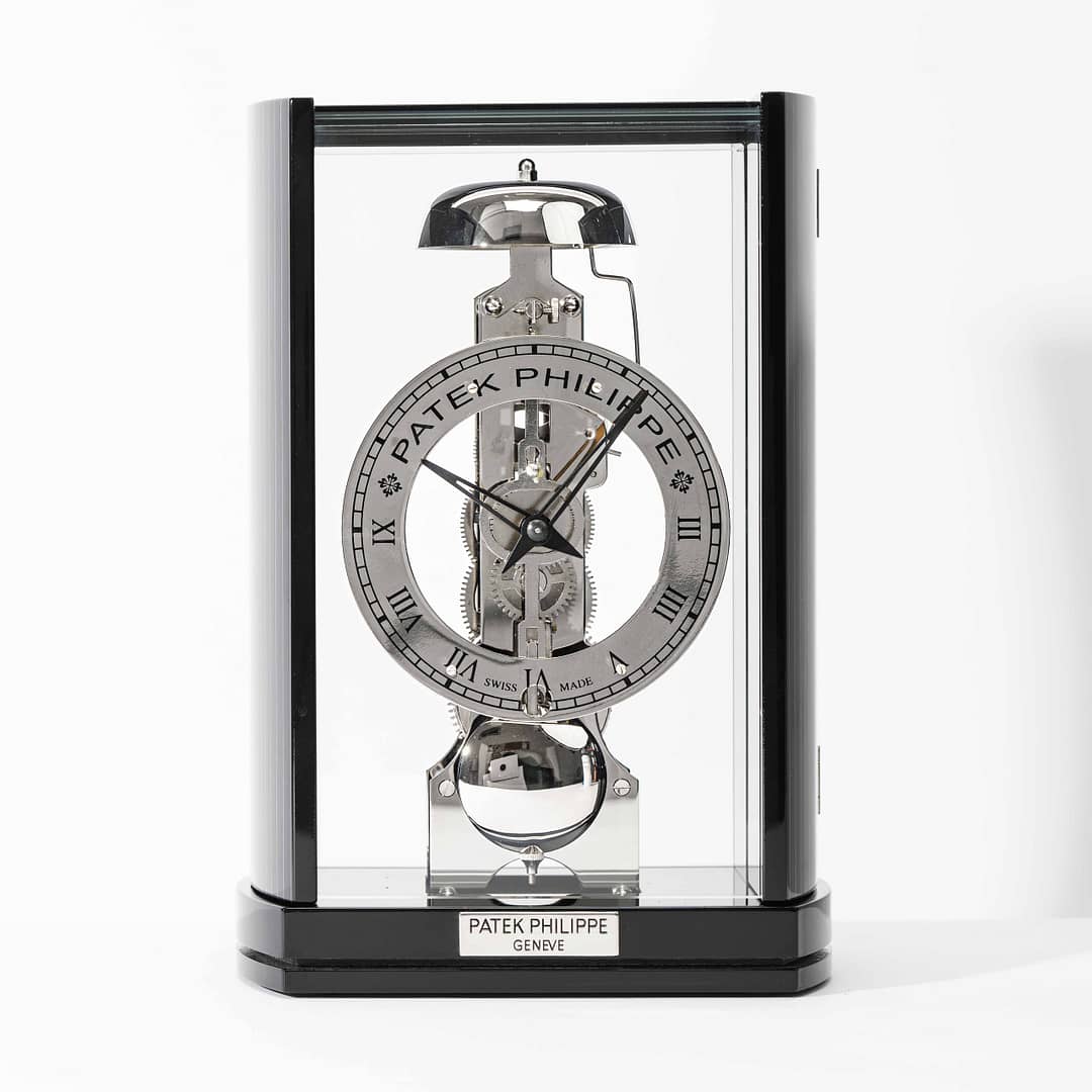 【予約販売】本 Patek Philippe Black Ebony Desk/Mantel Clock — Shreve, Crump インテリア時計