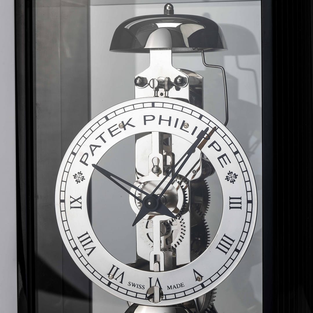 Patek Philippe Black Ebony Desk/Mantel Clock — Shreve, Crump