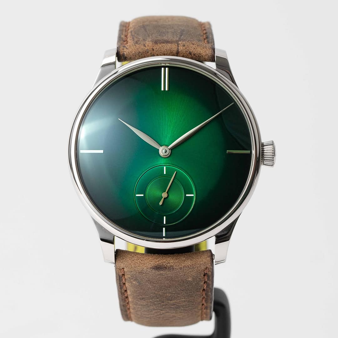 Preowned H. Moser & Cie. Venturer Small Seconds XL Cosmic Green