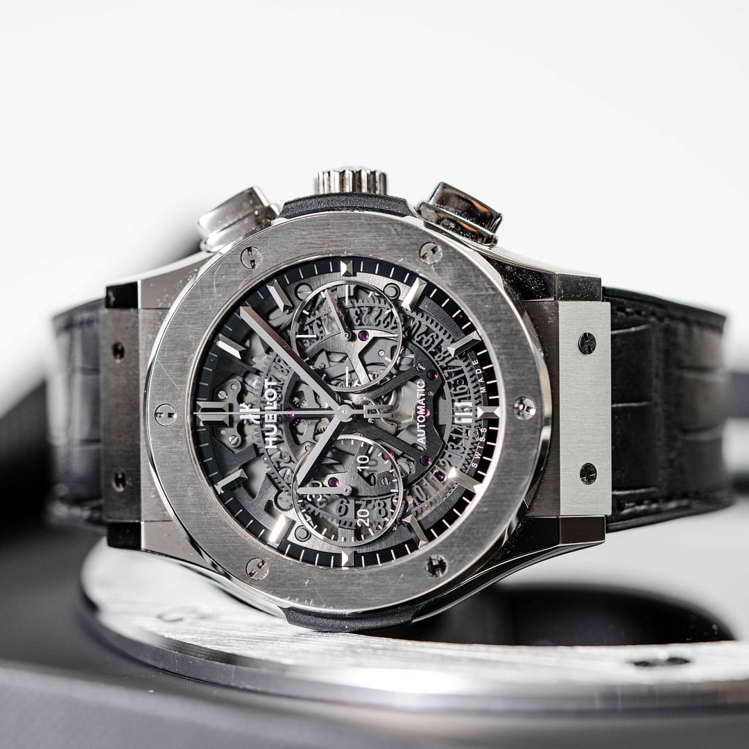 Preowned Hublot Classic Fusion Aerofusion Chronograph Titanium