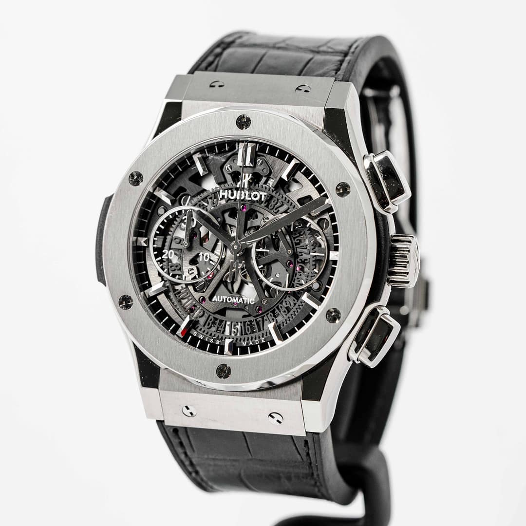 Preowned Hublot Classic Fusion Aerofusion Chronograph Titanium