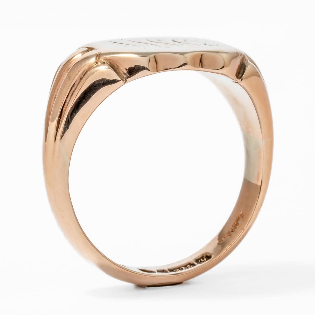 10 Karat Antique Signet Ring (Rose Gold) — Shreve, Crump & Low