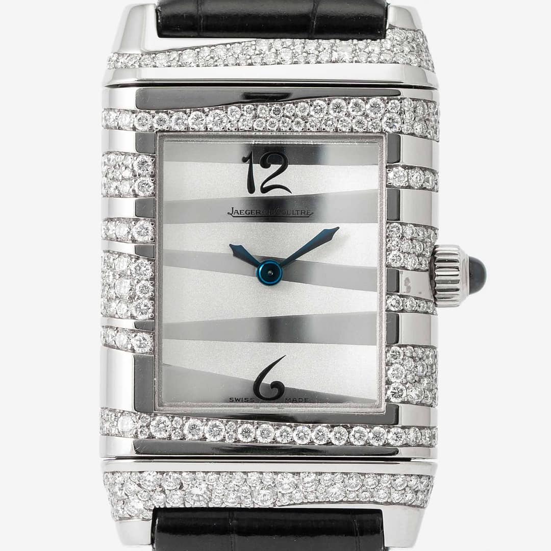 Preowned Jaeger-Lecoultre Ladies Reverso Neva White Gold & Diamond