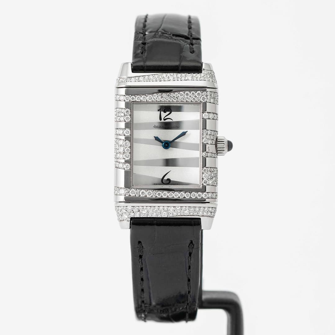 Preowned Jaeger-Lecoultre Ladies Reverso Neva White Gold & Diamond