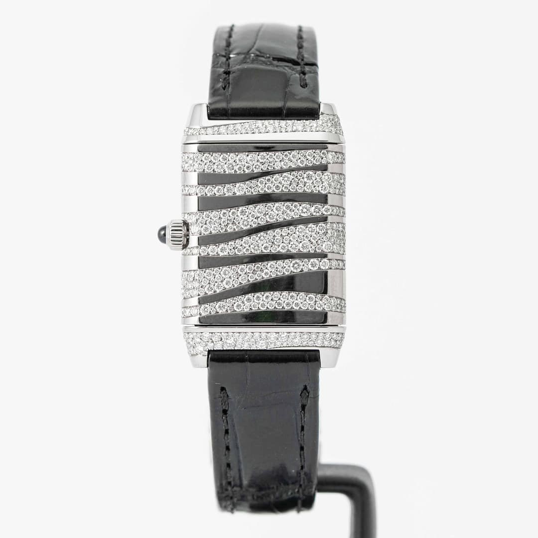 Preowned Jaeger-Lecoultre Ladies Reverso Neva White Gold & Diamond