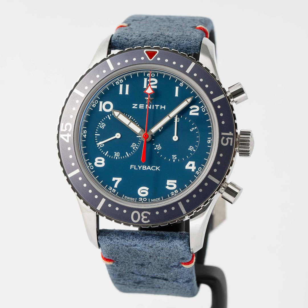 Preowned Zenith Pilot Cronometro Tipo Cp-2 Flyback Chrono USA L.E.