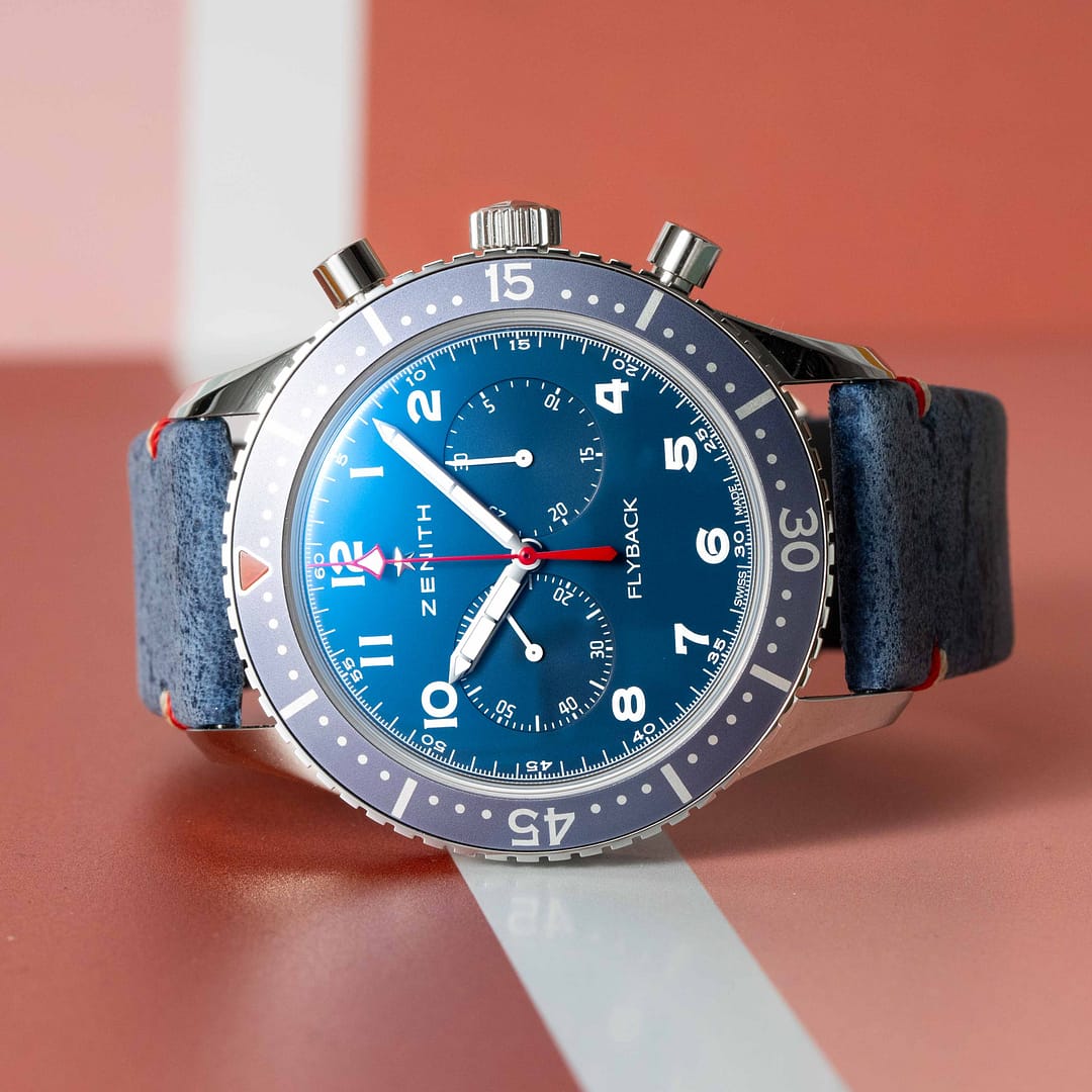 Preowned Zenith Pilot Cronometro Tipo Cp-2 Flyback Chrono USA L.E.