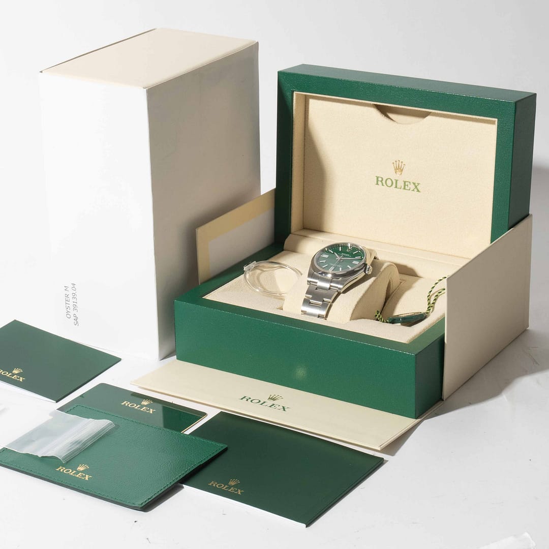 Rolex Oyster Perpetual 41 Green Dial Stainless Steel 41mm (124300