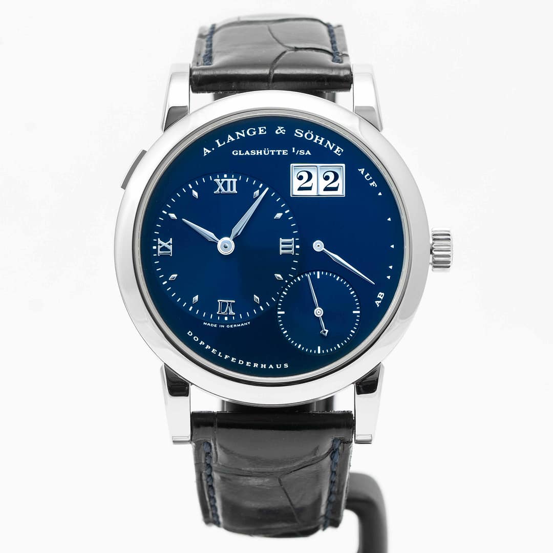 A. Lange & Söhne Lange 1 Blue Dial White Gold 38.5mm (101.027