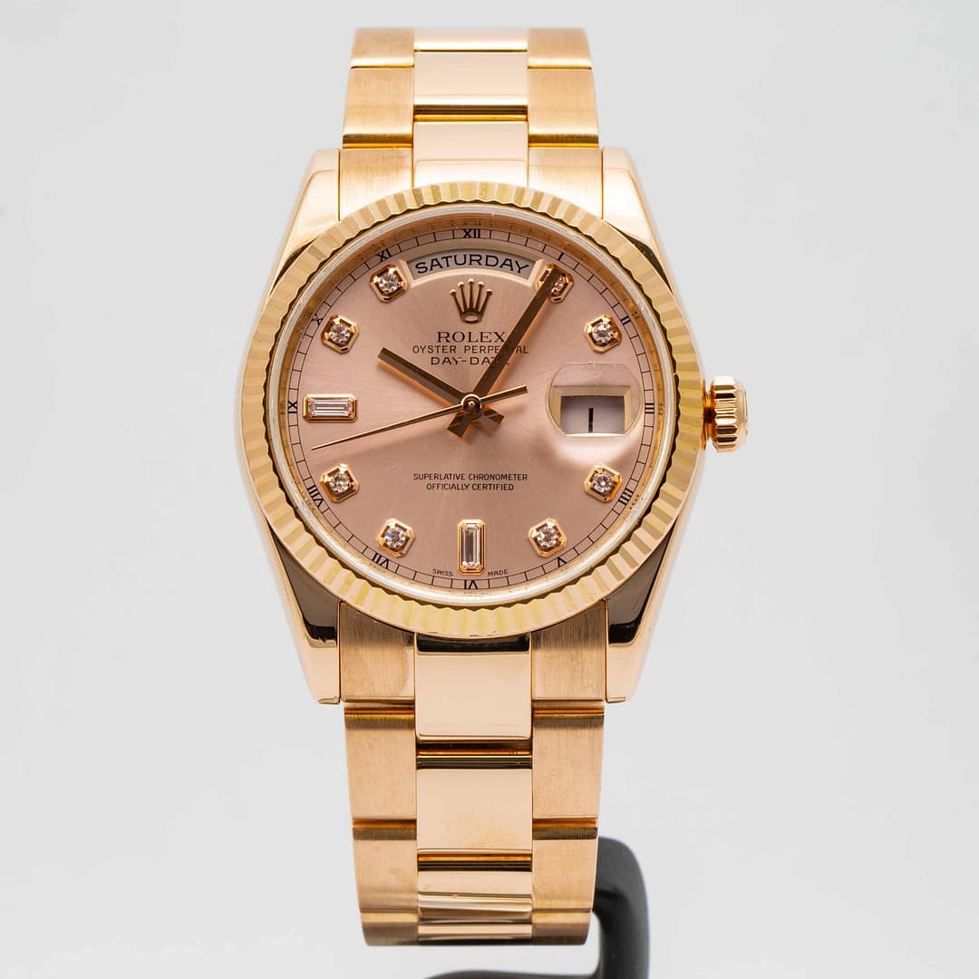 Rolex Day-Date 36 President Rose Gold 36mm (118235) — Shreve