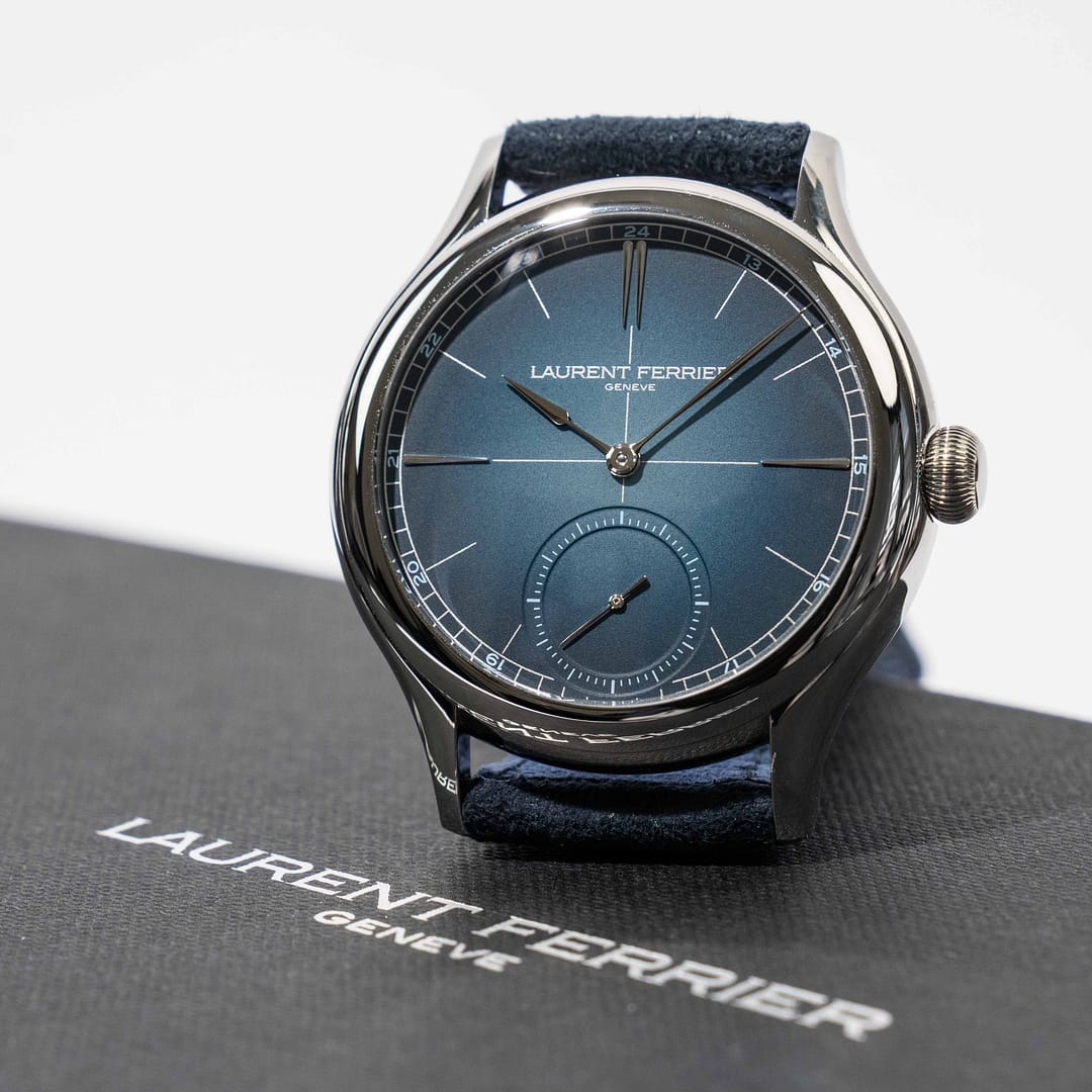 Laurent Ferrier Classic Origin Blue Polished Titanium 40mm (LCF036
