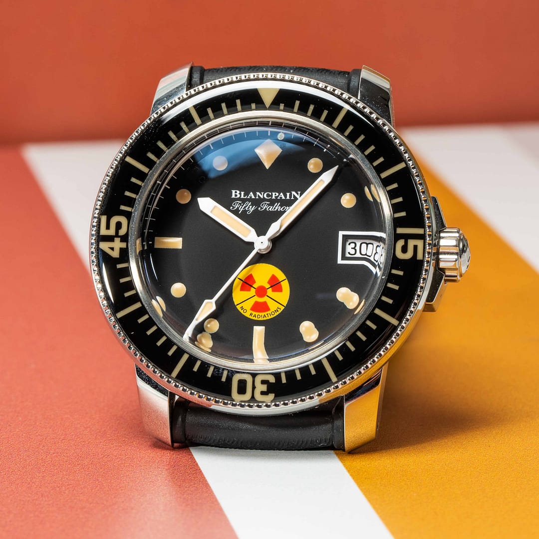 Preowned Blancpain Tribute Fifty Fathoms No Radiation Stainless