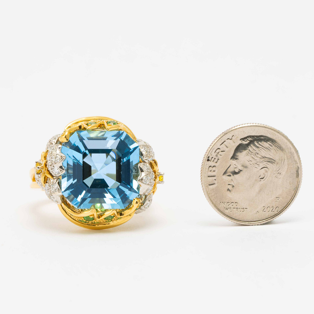 Jean Schlumberger for Tiffany & Co. Aquamarine, Diamond and