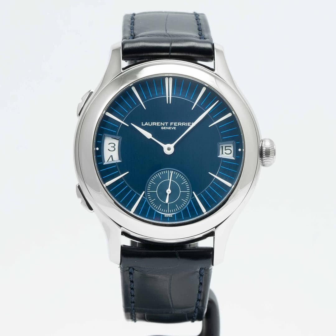 Laurent Ferrier Classic Traveller Blue Dial Stainless Steel 41mm