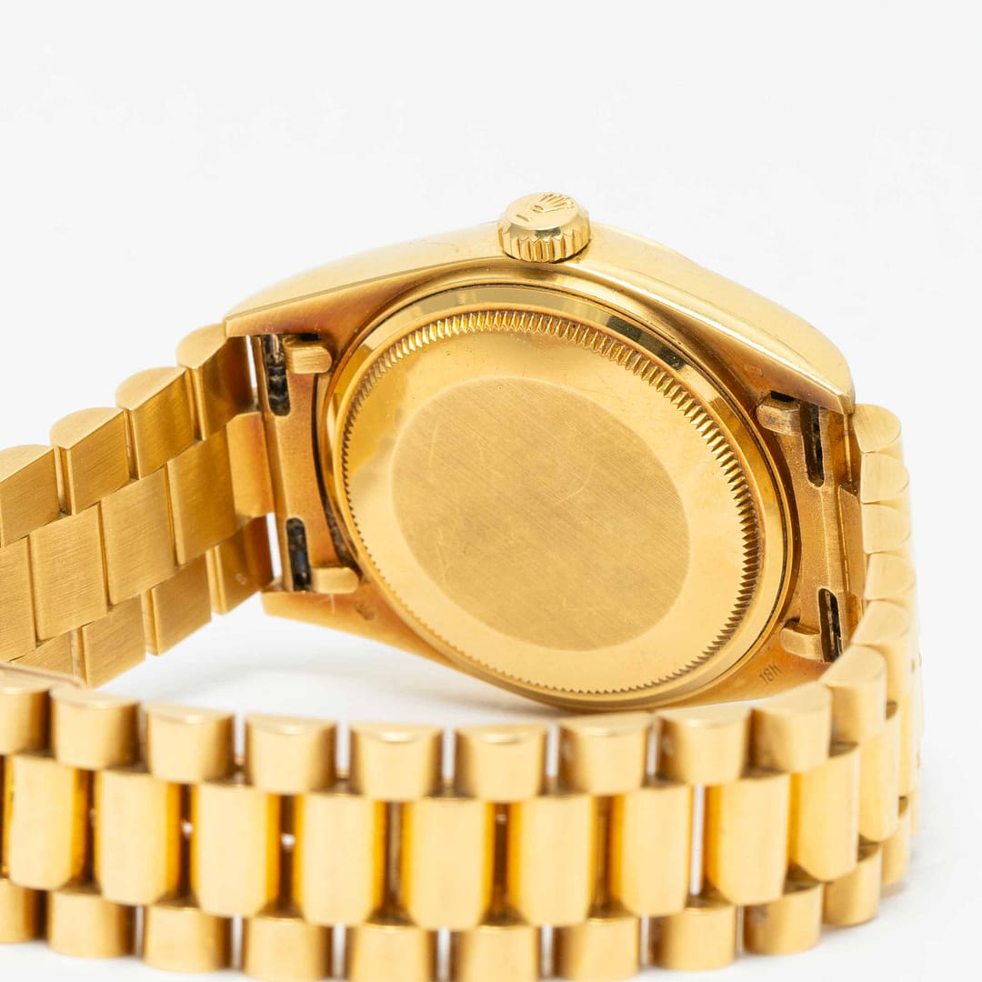 Rolex Presidential Day-Date Vintage 1986 Blue Dial Yellow Gold