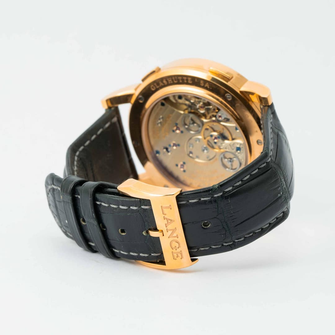 A. Lange & Sohne Lange 1 Timezone Anthracite Dial Rose Gold 41.9mm