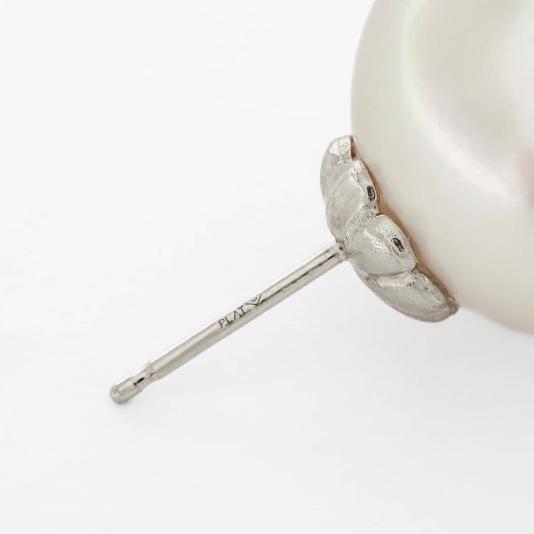 16mm South Sea Pearl Earrings (Platinum) — Shreve, Crump & Low