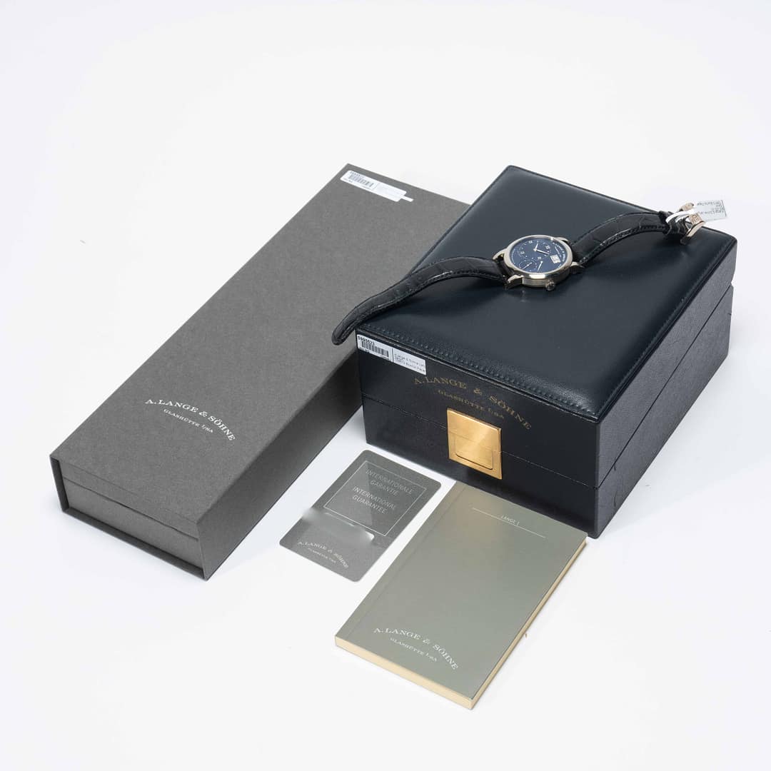 A. Lange & Söhne Lange 1 Blue Dial White Gold 38.5mm (101.027