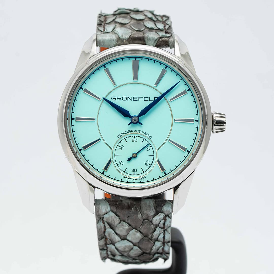 Gronfeld 1941 Principia Automatic Turquoise Dial Stainless Steel