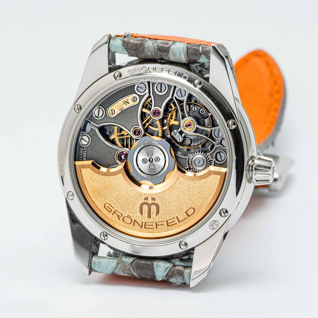 Gronfeld 1941 Principia Automatic Turquoise Dial Stainless Steel