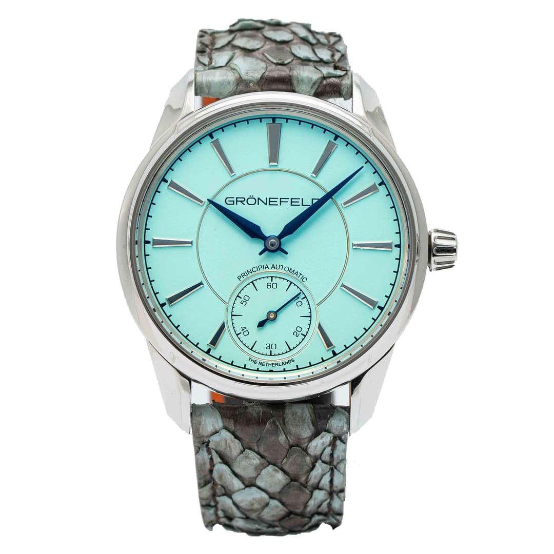 Gronfeld 1941 Principia Automatic Turquoise Dial Stainless Steel