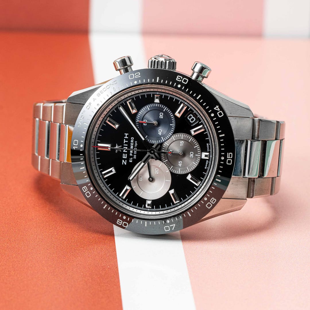 Pre-owned Zenith Chronomaster Sport Black Dial Stainless Steel