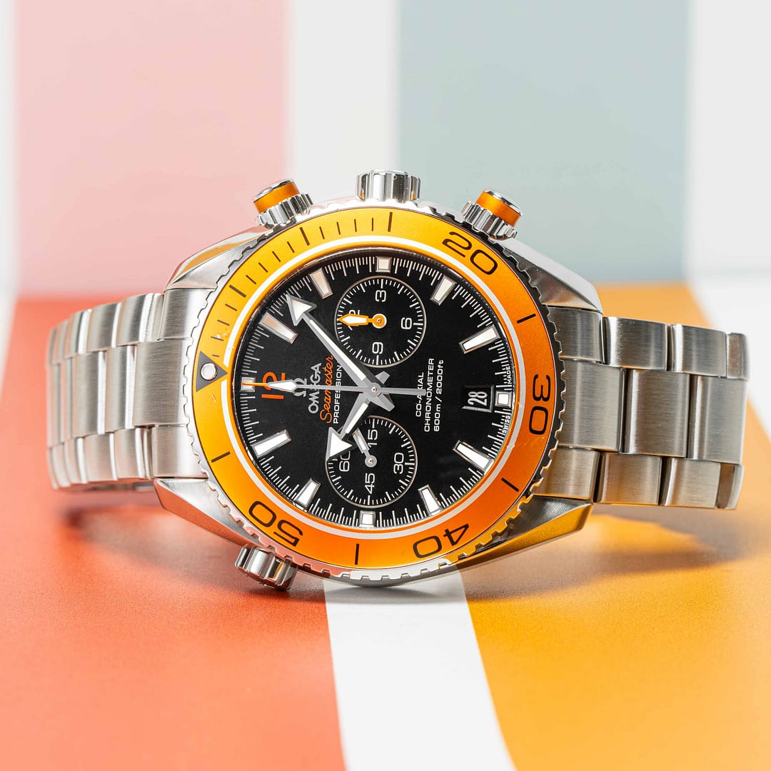 Jeweler Omega Seamaster Professional Orange Bezel Preowned Omega